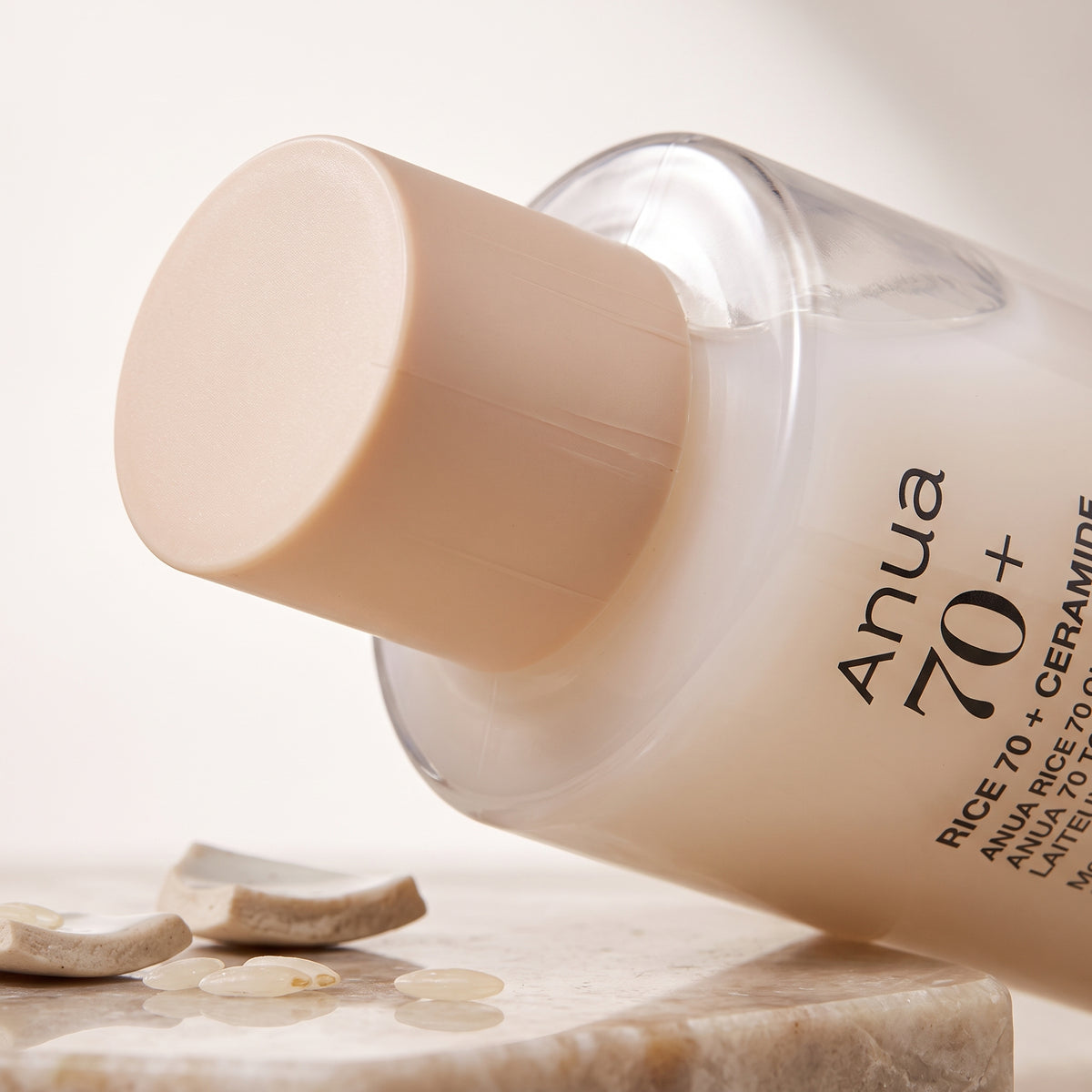 Anua Rice 70+ Ceramide Glow Milky Toner – Brightening Hydrating Toner