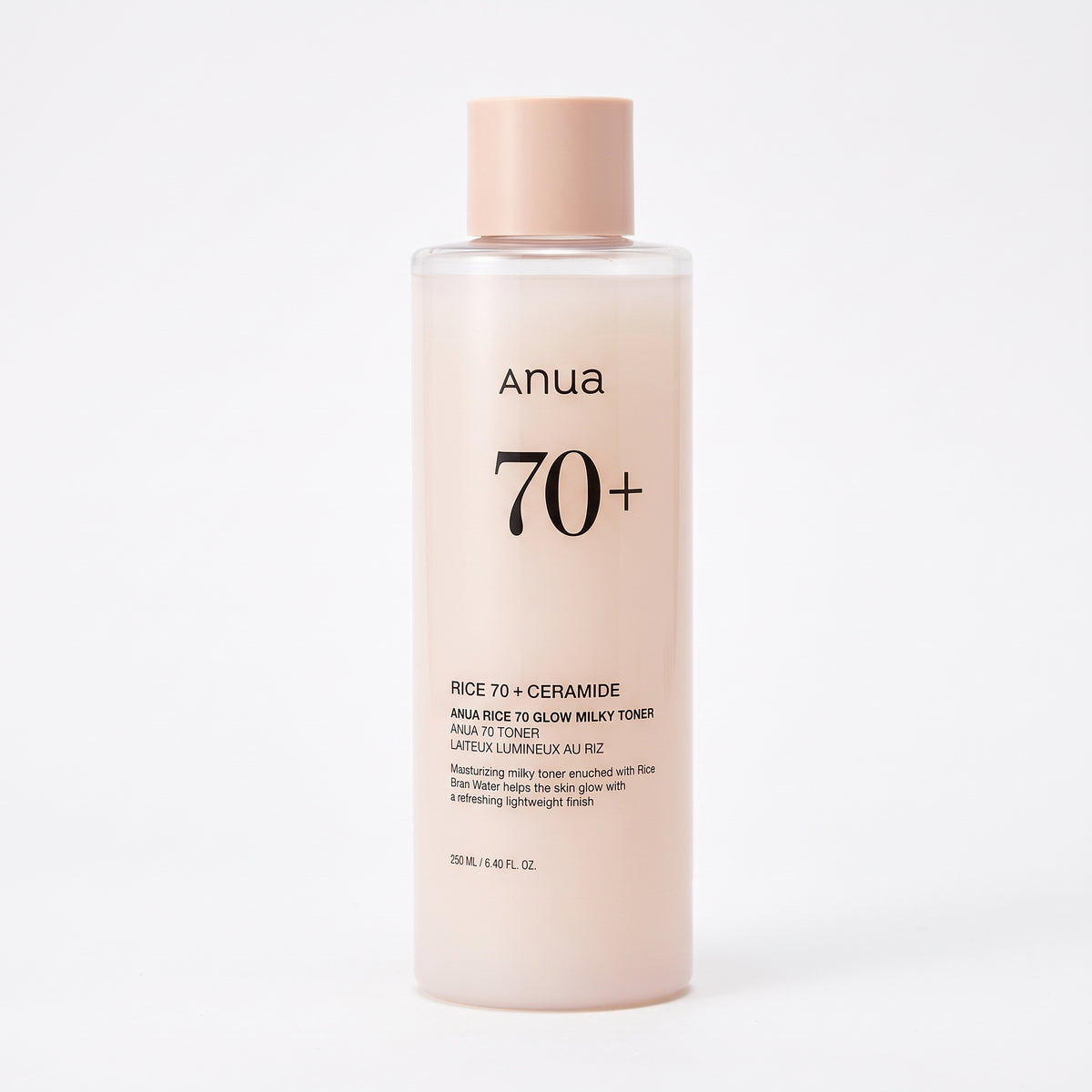 Anua Rice 70+ Ceramide Glow Milky Toner – Brightening Hydrating Toner