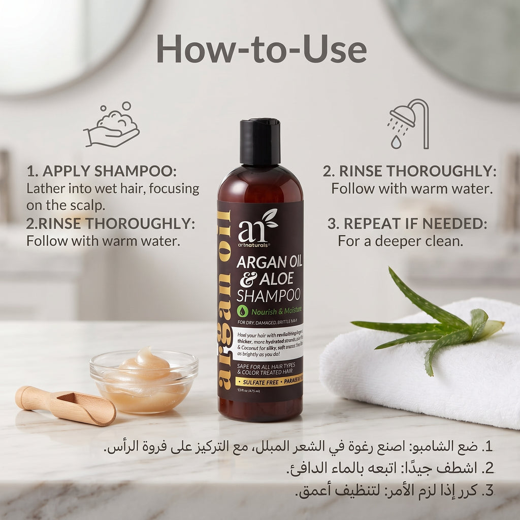 ArtNaturals Moroccan Argan Oil Shampoo 355ml – image 4