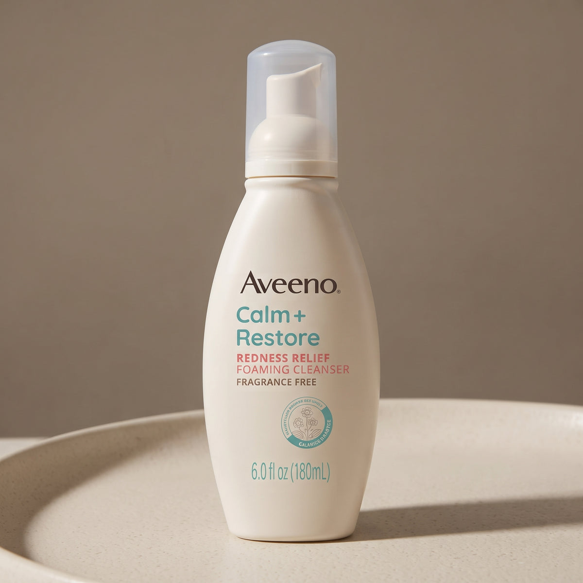 Aveeno Calm + Restore Redness Relief Foaming Cleanser