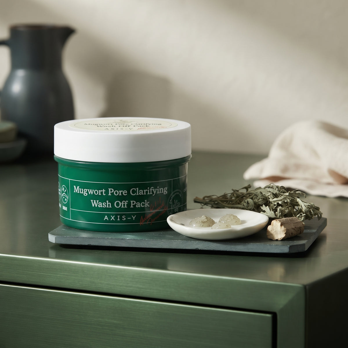 AXIS-Y Mugwort Pore Clarifying Wash Off Pack – image 3