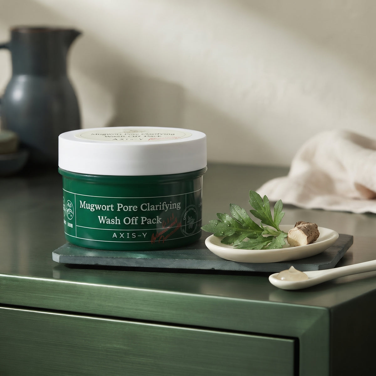 AXIS-Y Mugwort Pore Clarifying Wash Off Pack – image 4