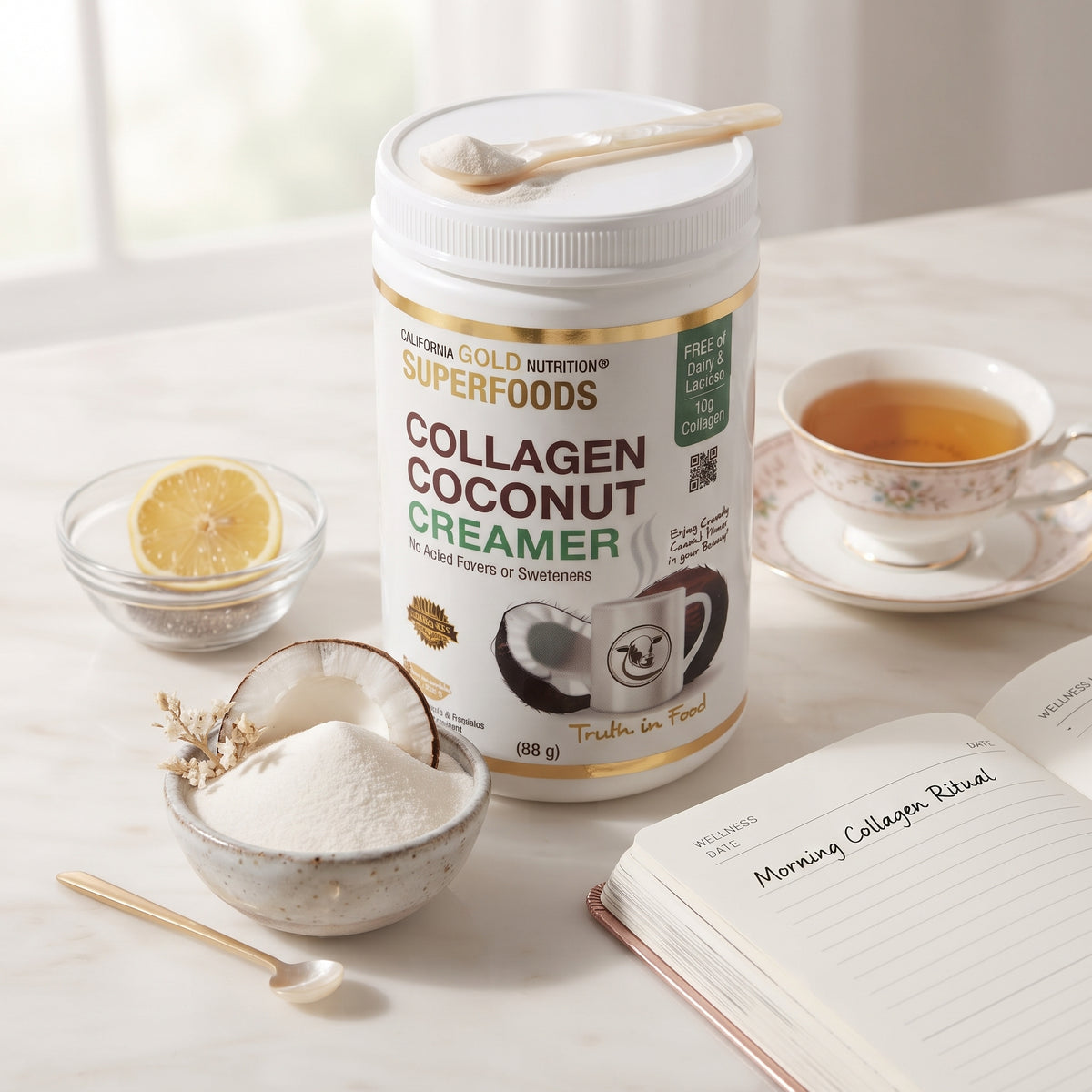 California Gold Nutrition Collagen Coconut Creamer