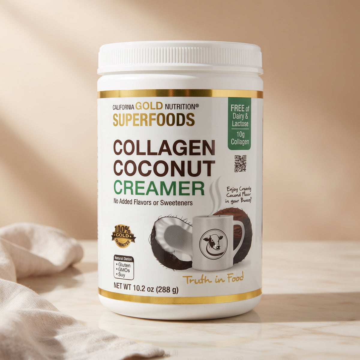 California Gold Nutrition Collagen Coconut Creamer