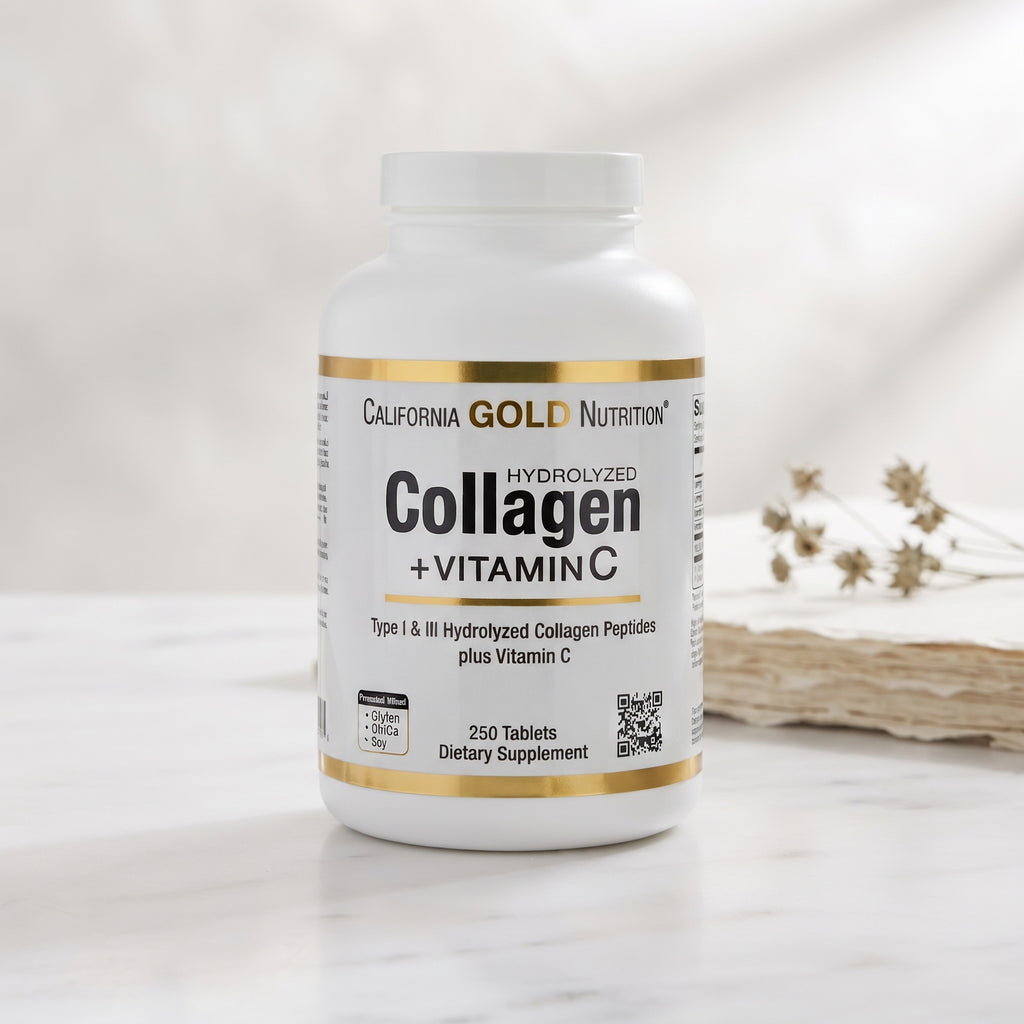 California Gold Nutrition, Hydrolyzed Collagen Peptides + Vitamin C