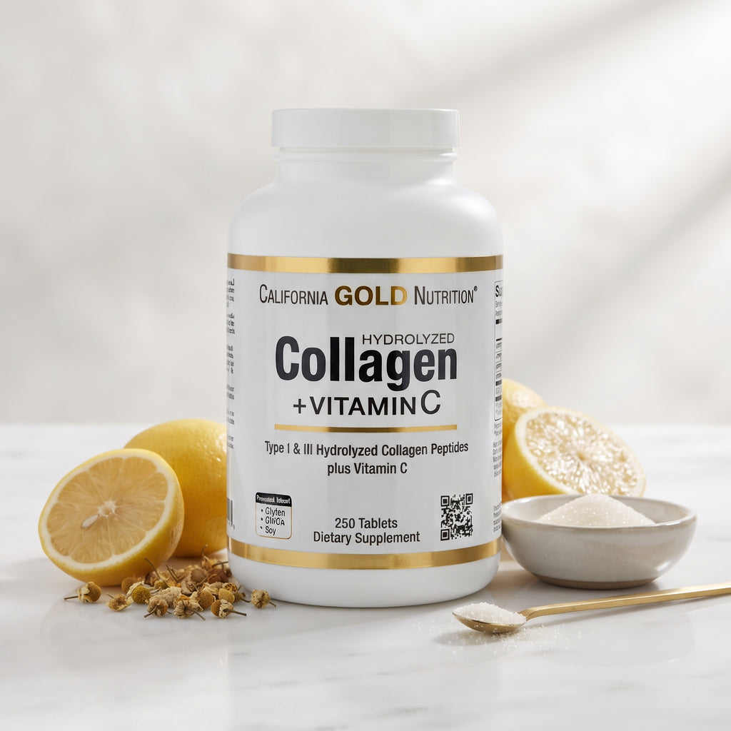 California Gold Nutrition, Hydrolyzed Collagen Peptides + Vitamin C – image 5