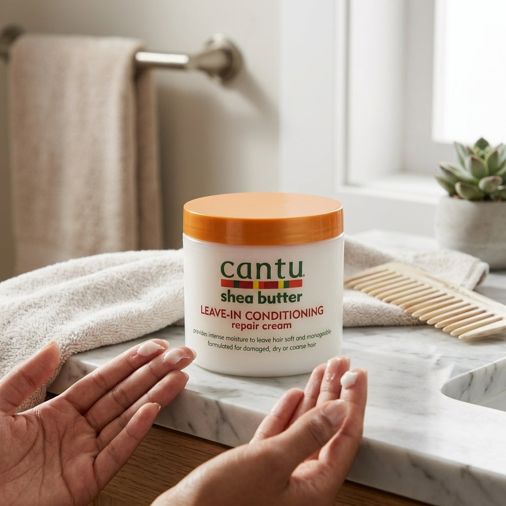Cantu Shea Butter Leave-In Conditioning Repair Cream, 16 Ounce