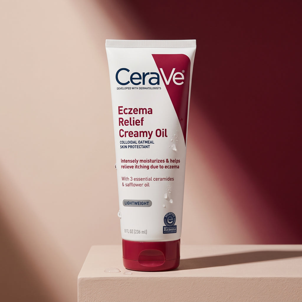 CeraVe Eczema Relief Creamy Oil 236ml – For Dry, Itchy Skin