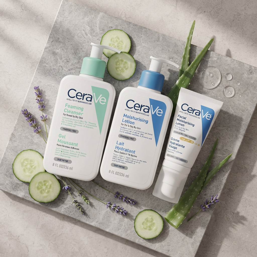 CeraVe Foaming Facial Cleanser & Moisturising Lotion Bundle – image 3