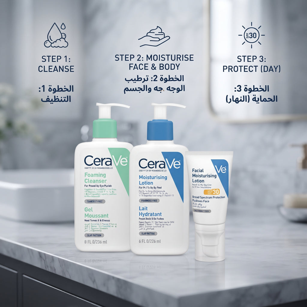 CeraVe Foaming Facial Cleanser & Moisturising Lotion Bundle – image 5