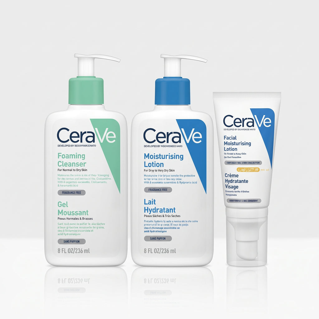 CeraVe Foaming Facial Cleanser & Moisturising Lotion Bundle