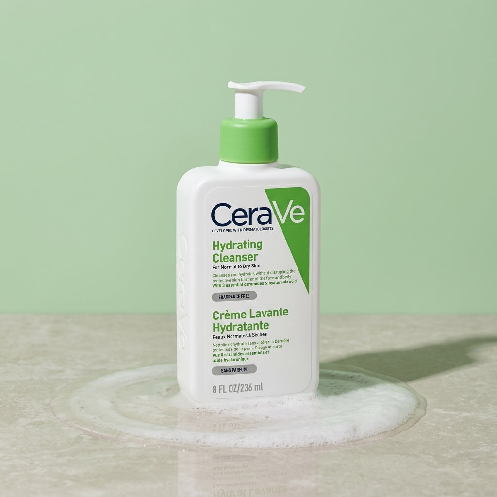 CeraVe Hydrating Cleanser – Non-Foaming Face & Body Wash for Normal to Dry Skin