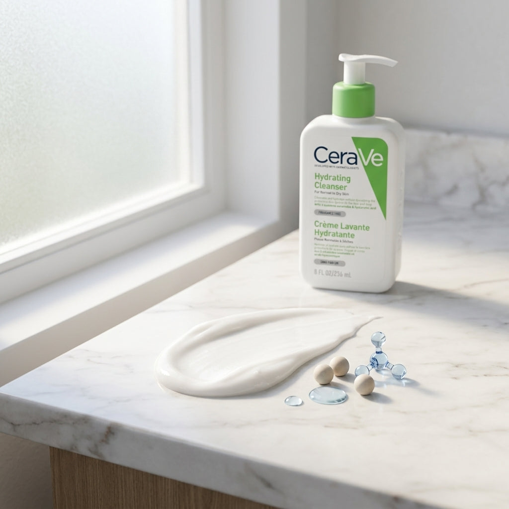 CeraVe Hydrating Cleanser – Non-Foaming Face & Body Wash for Normal to Dry Skin