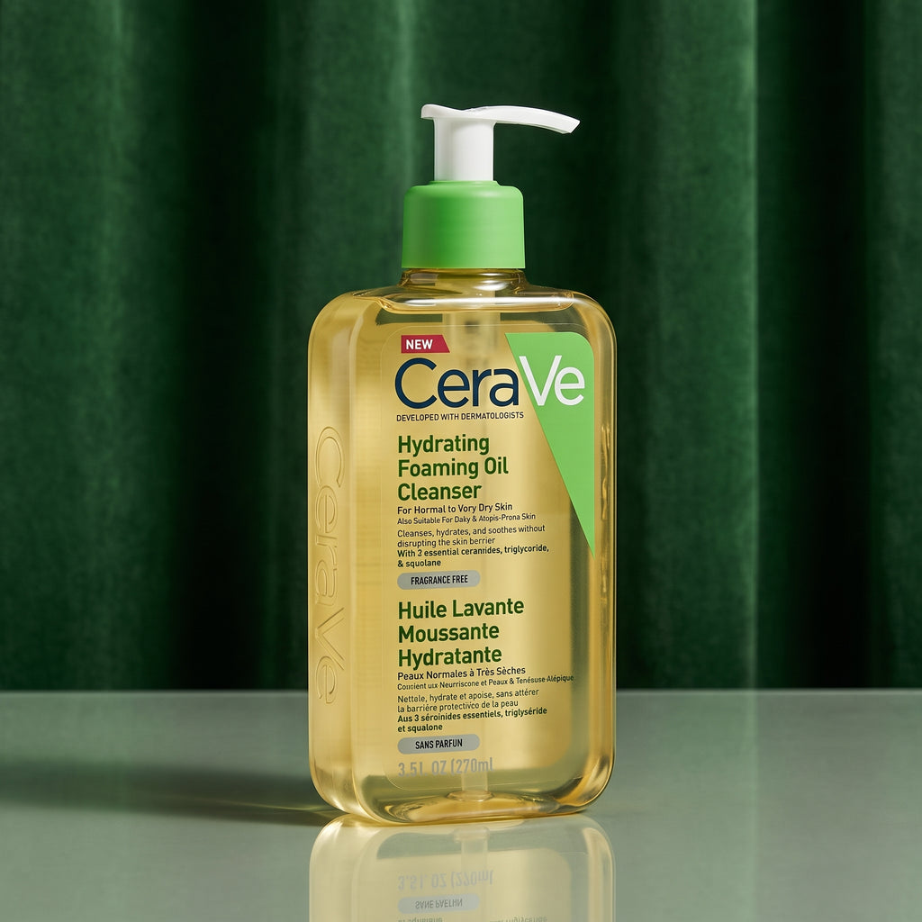 CeraVe Hydrating Foaming Oil Cleanser 237ml – For normal to Very Dry Skin