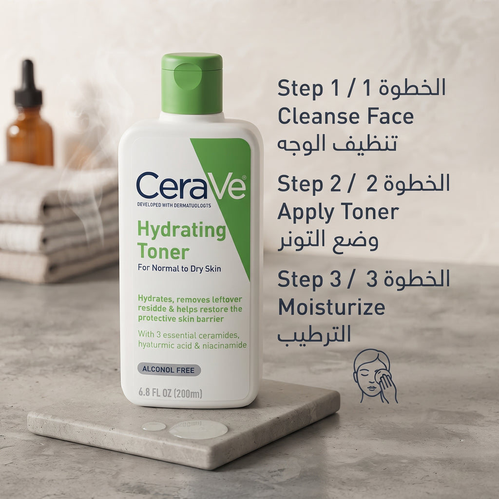 CeraVe Hydrating Toner – Alcohol-Free Toner for Normal to Dry Skin