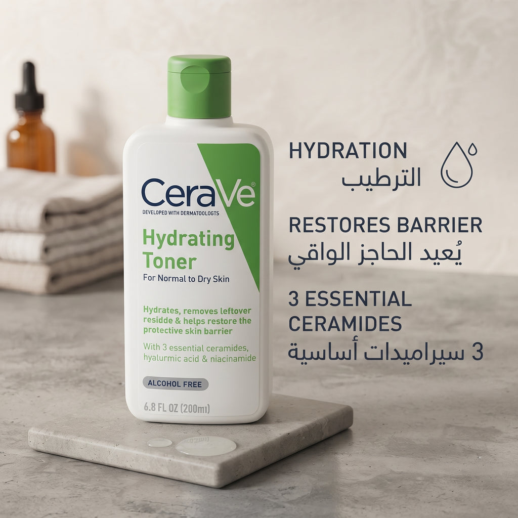 CeraVe Hydrating Toner – Alcohol-Free Toner for Normal to Dry Skin