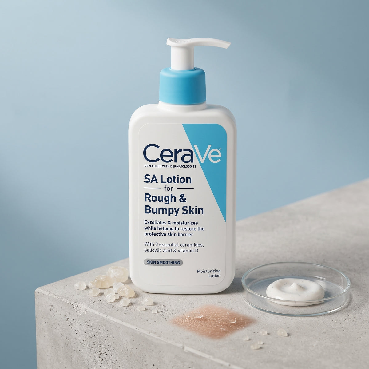 CeraVe SA Lotion for Rough & Bumpy Skin 237ml – Salicylic Acid Body Lotion