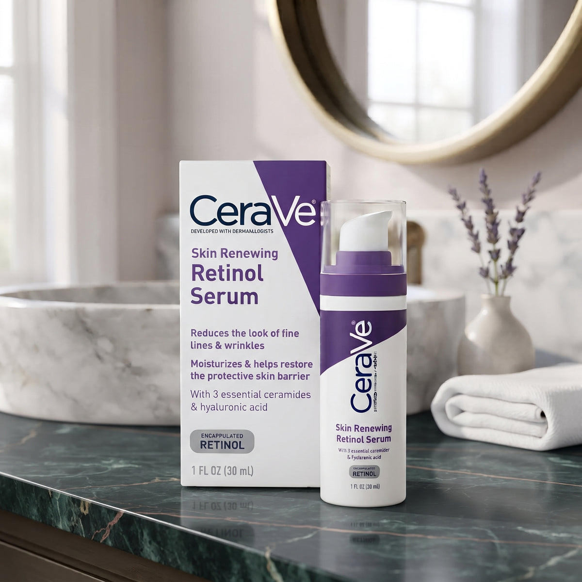 CeraVe Skin Renewing Retinol Serum 30ml – Fine Lines & Wrinkles
