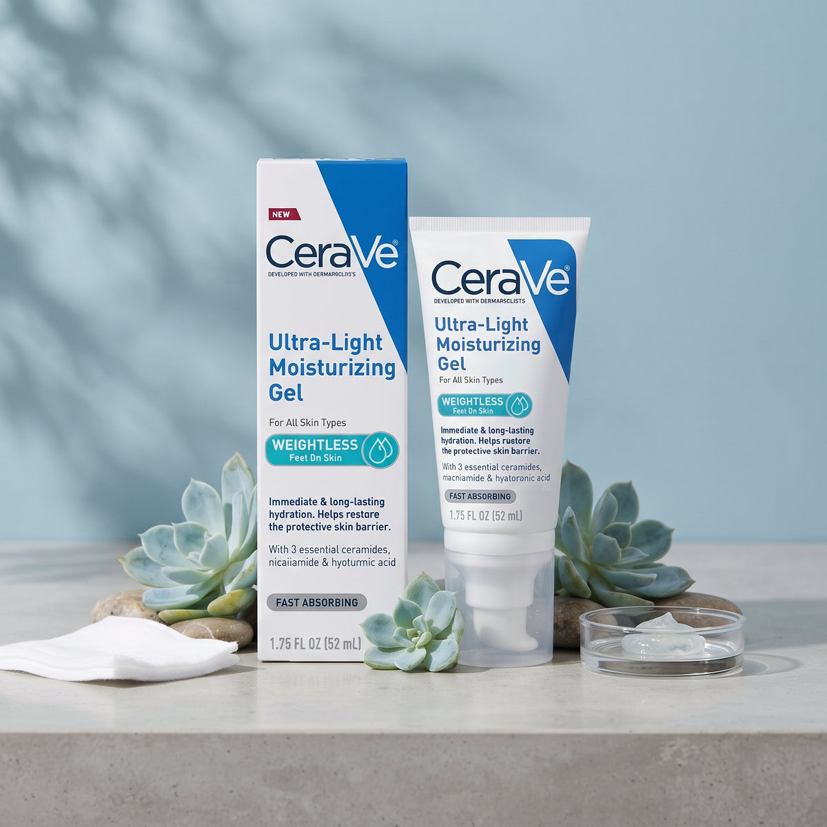 CeraVe Ultra-Light Moisturising Gel all type of Skin