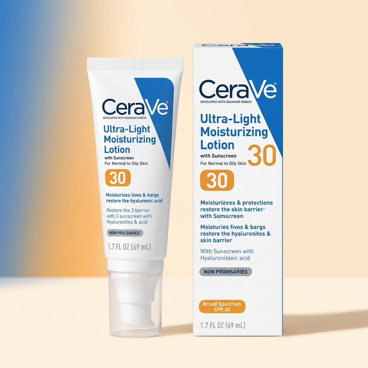CeraVe Ultra-Light Moisturising Lotion with Sunscreen SPF 30 50ml – Oil-Free