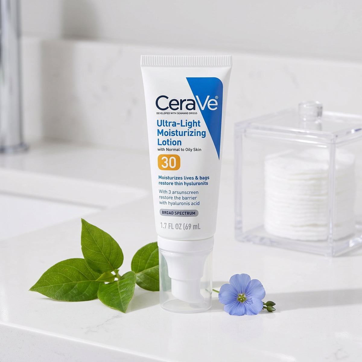 CeraVe Ultra-Light Moisturising Lotion with Sunscreen SPF 30 50ml – Oil-Free