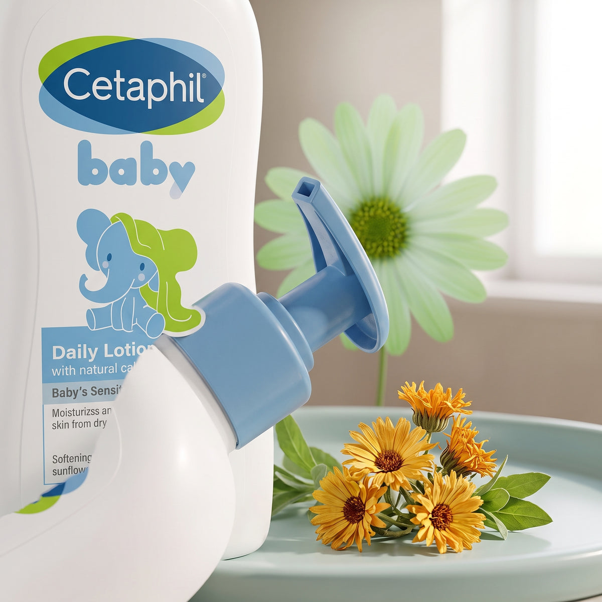 Cetaphil لوشن الأطفال اليومي 400 مل – مرطّب 24 ساعة للبشرة الرقيقة