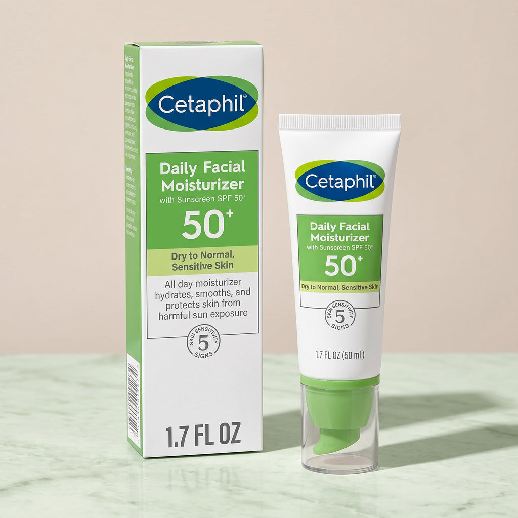 Cetaphil Daily Facial Moisturiser SPF 50 50ml – Hydrating Day Cream