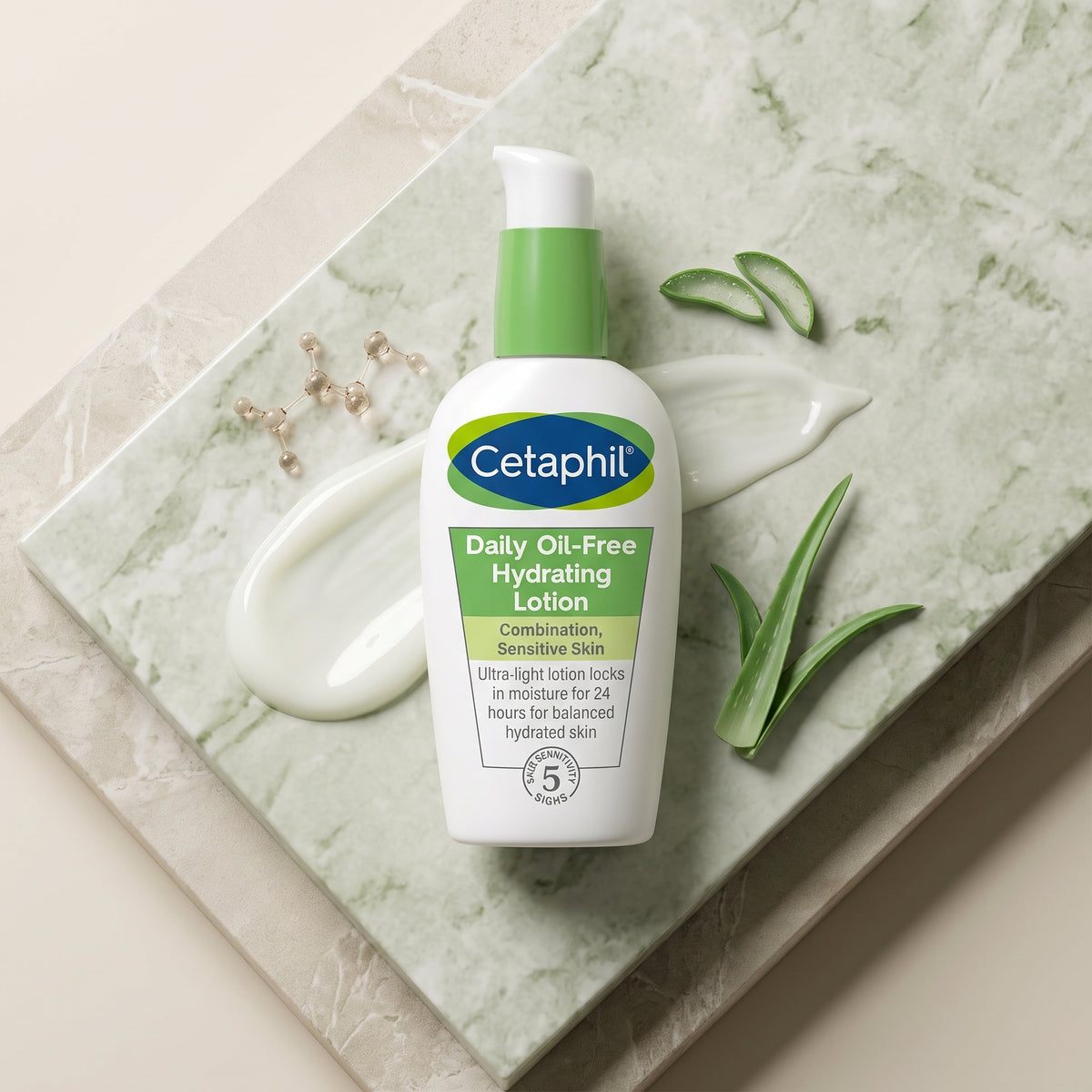 Cetaphil لوشن الترطيب اليومي 88 مل – لوشن للوجه بحمض الهيالورونيك