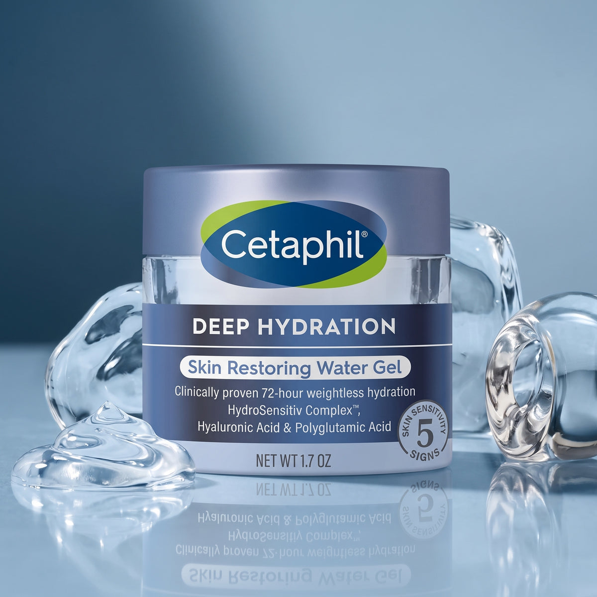 Cetaphil Deep Hydration Skin Restoring Water Gel – Oil-Free Moisturiser