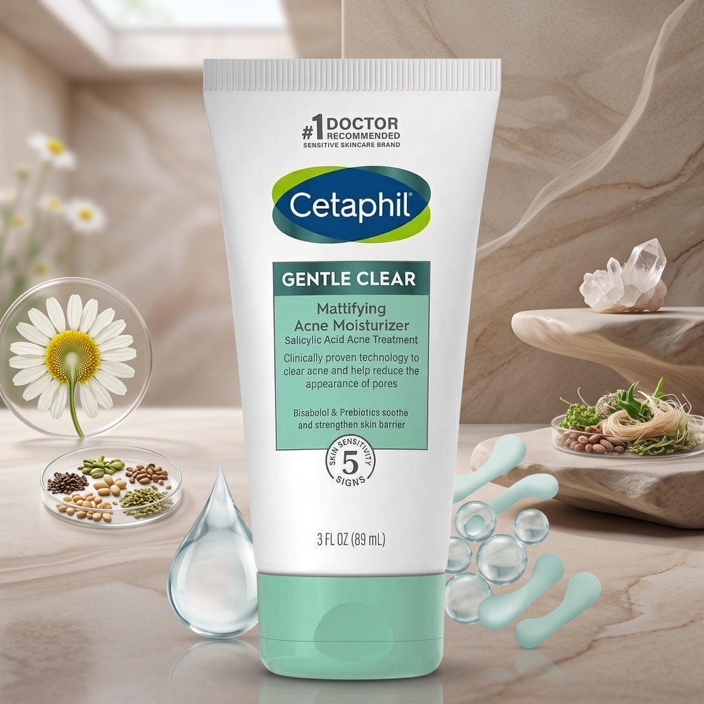 Cetaphil كريم Gentle Clear لعلاج حبّ الشباب 89 مل – بحمض الساليسيليك، خالٍ من الزيوت