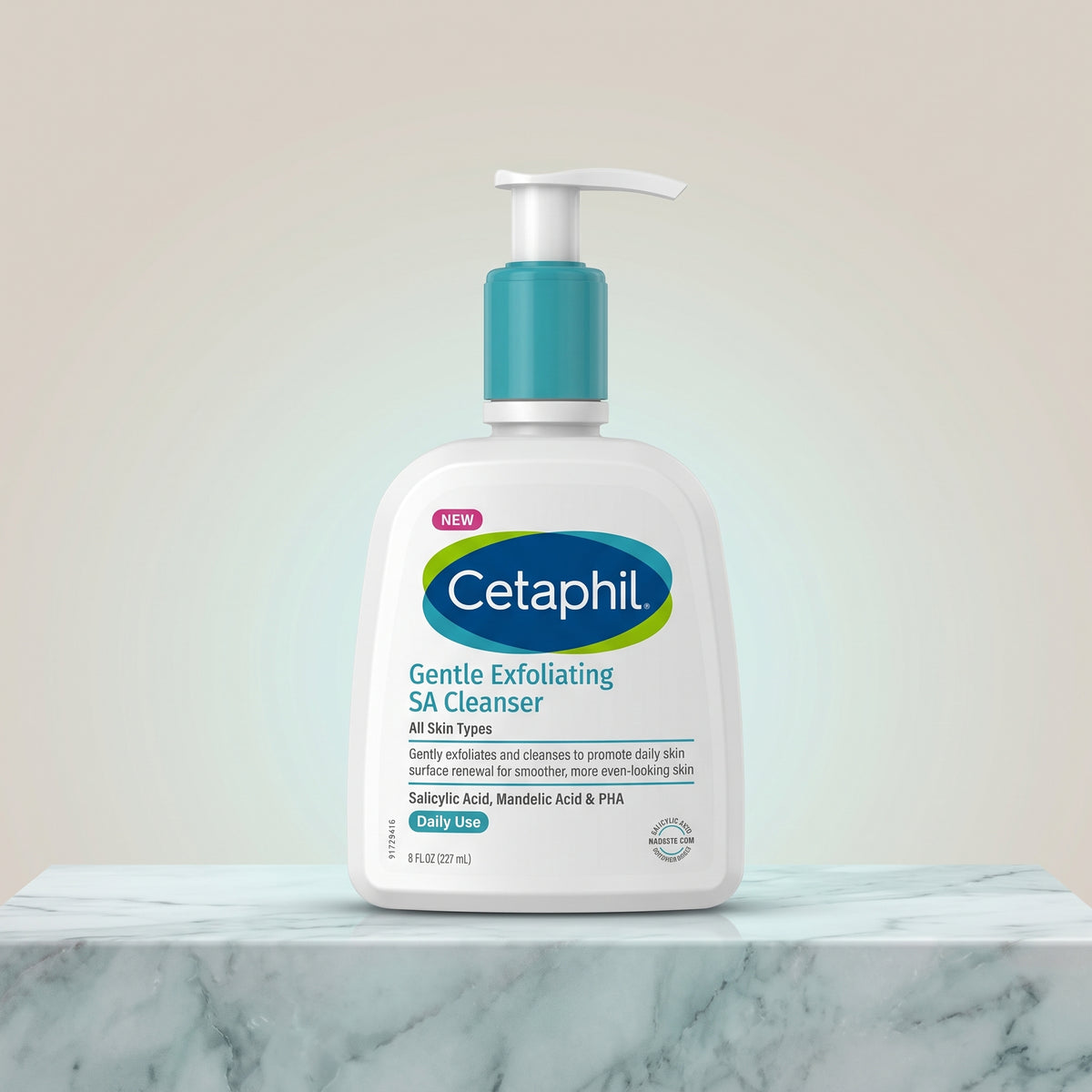 Cetaphil Gentle Exfoliating SA Cleanser – Salicylic Acid + PHA Face Wash