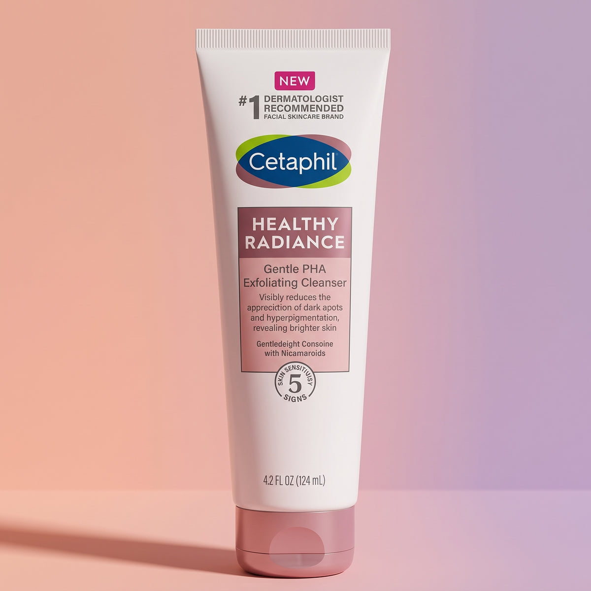 Cetaphil غسول Healthy Radiance بحمض PHA 124 مل – غسول مفتّح