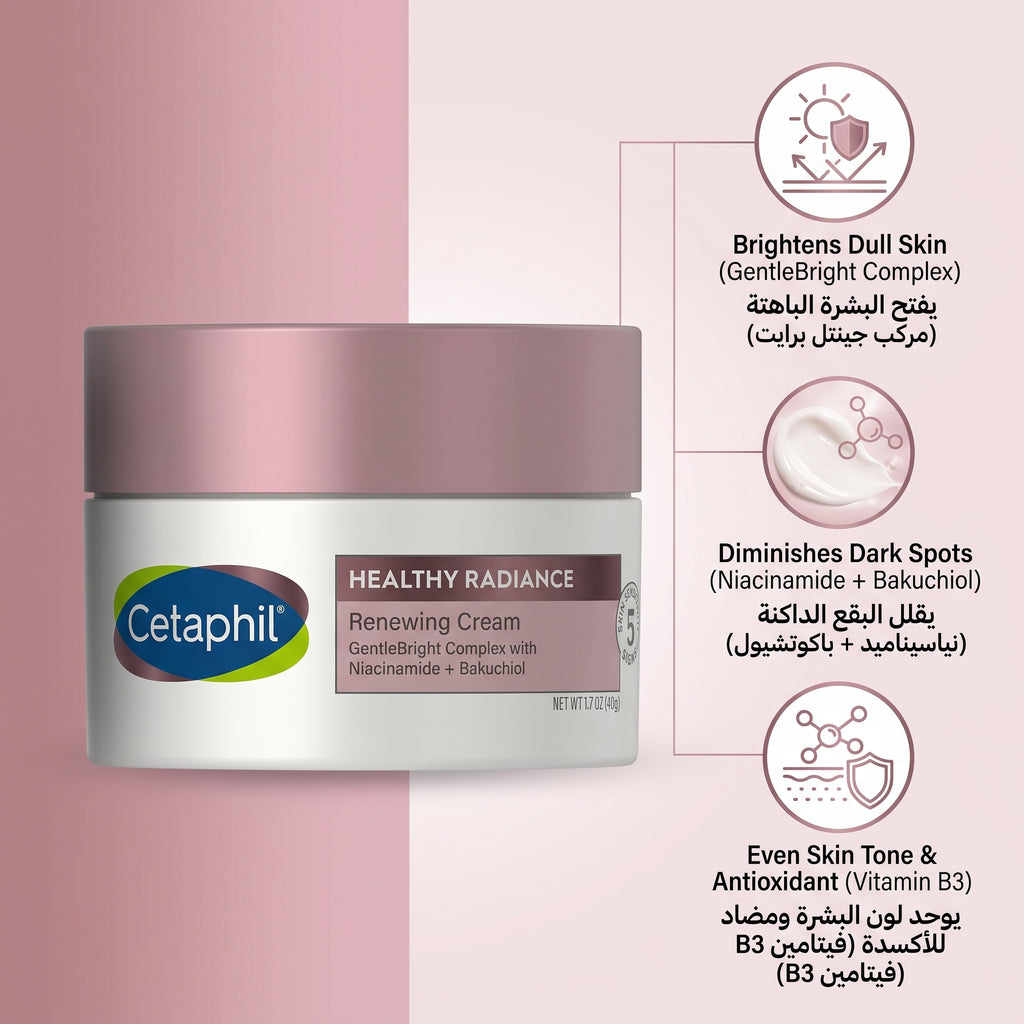 Cetaphil Healthy Radiance Renewing Cream – Niacinamide & Bakuchiol – image 3