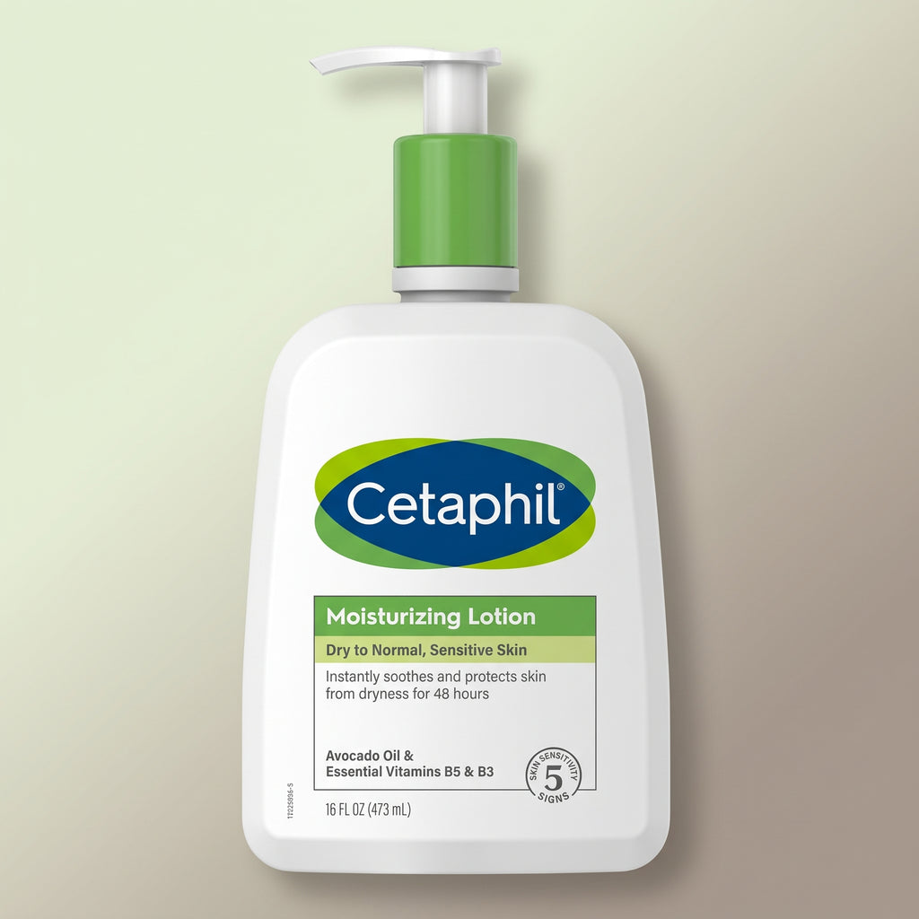 Cetaphil لوشن الترطيب 473 مل – لوشن 48 ساعة للبشرة الجافة والحساسة