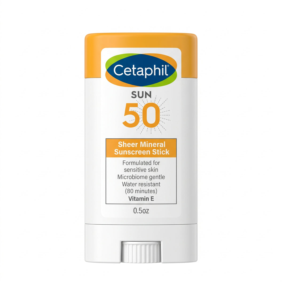 Cetaphil Sheer Mineral Sunscreen Stick SPF 50 – Face & Body Sun Stick