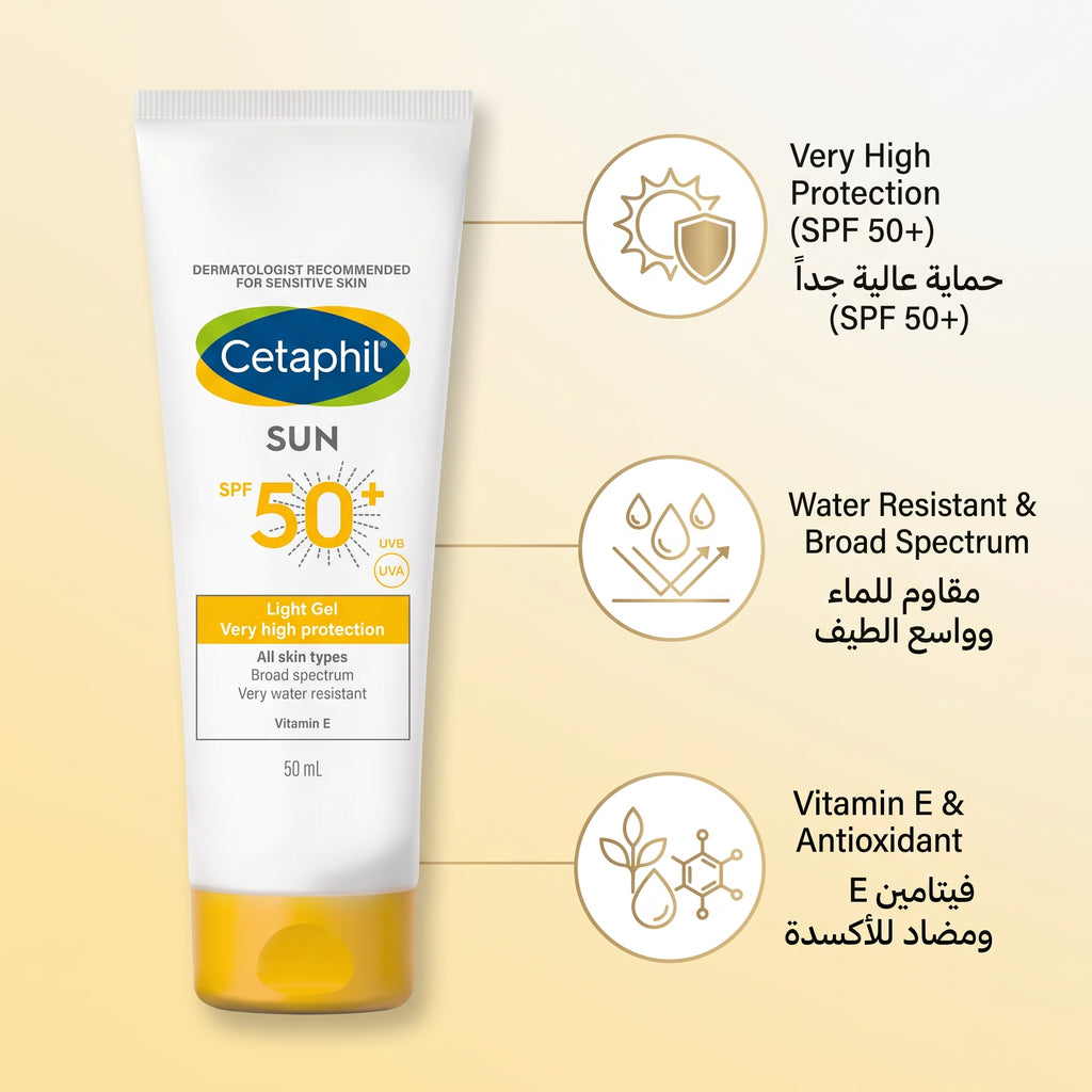 Cetaphil Sun SPF 50+ Light Gel – Oil-Free Sunscreen for Oily Skin – image 4