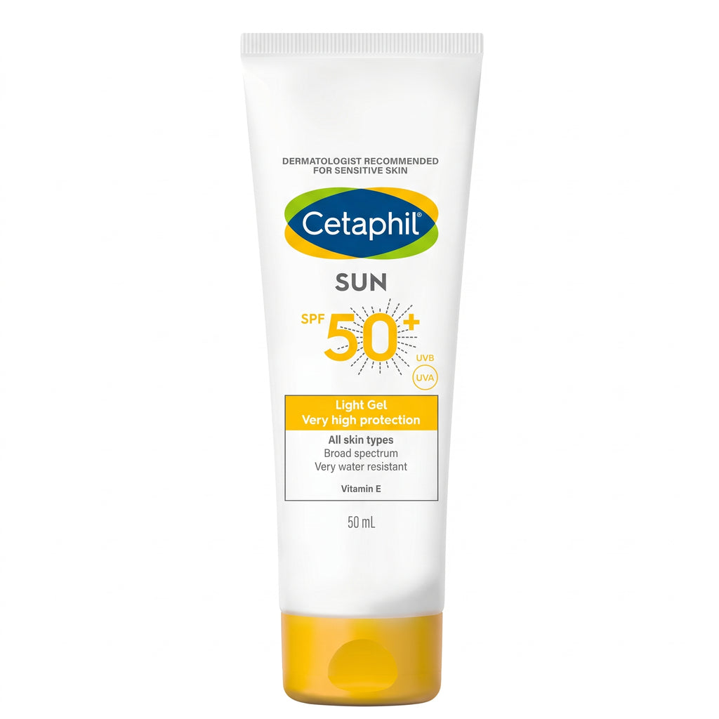 Cetaphil Sun SPF 50+ Light Gel – Oil-Free Sunscreen for Oily Skin