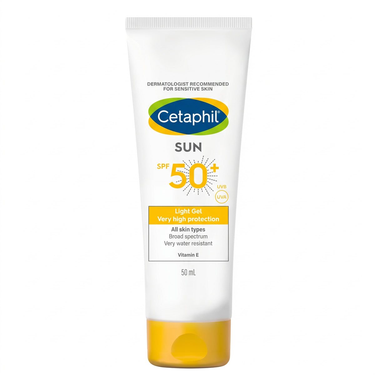 Cetaphil Sun SPF 50+ Light Gel – Oil-Free Sunscreen for Oily Skin