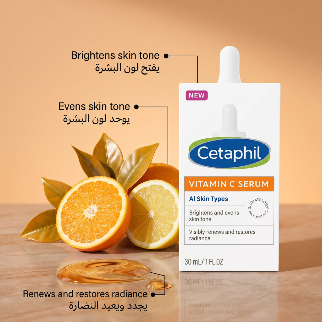 Cetaphil Vitamin C Serum – Brightening Serum for Sensitive Skin