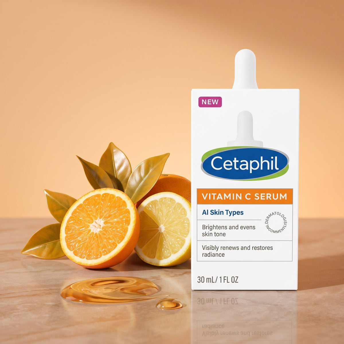Cetaphil سيروم فيتامين C – سيروم مفتّح للبشرة الحساسة