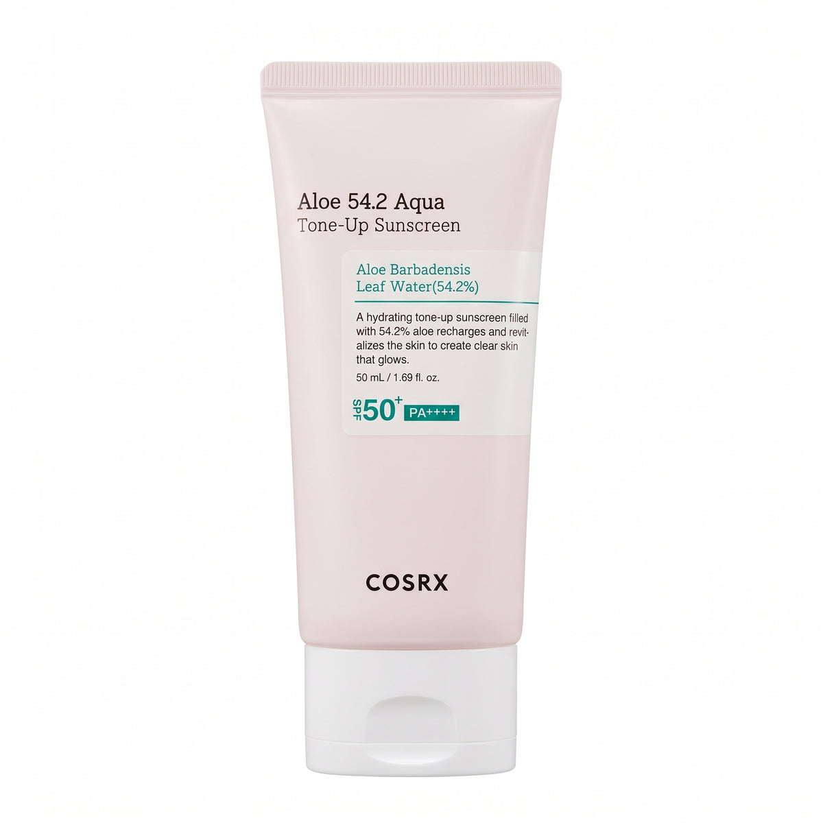 COSRX Aloe 54.2 Aqua Tone-Up Sunscreen SPF 50+ – Hydrating Daily Sunscreen