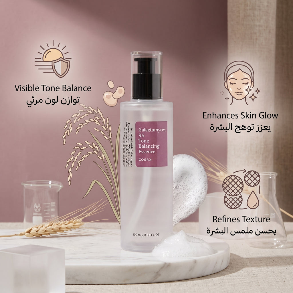 COSRX Galactomyces 95 Tone Balancing Essence 100ml – Brightening Essence