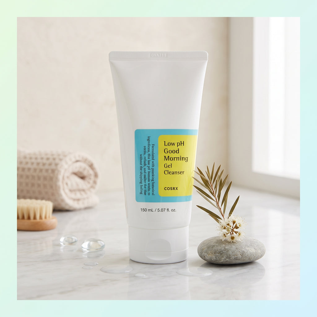 COSRX Low pH Good Morning Gel Cleanser 150ml – Gentle Daily Face Wash for Sensitive & Oily Skin