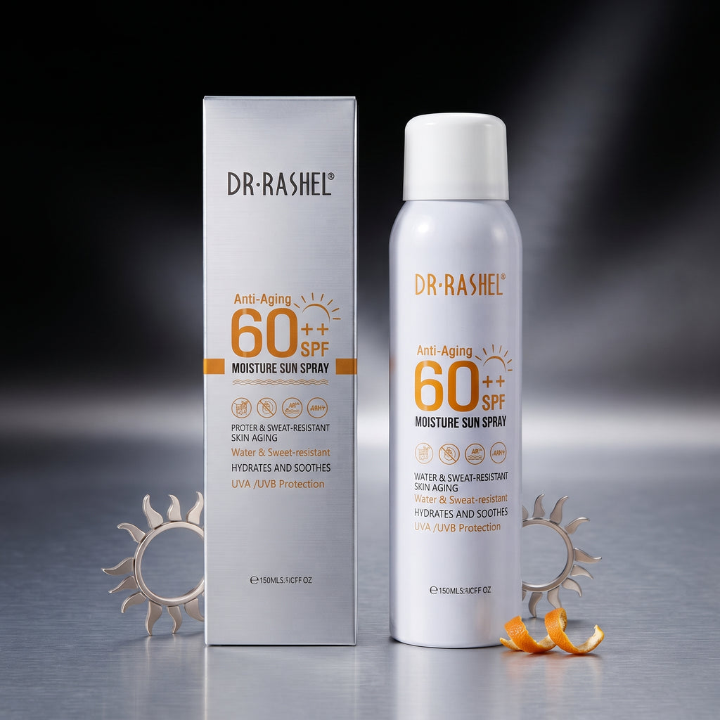 Dr. Rashel Sun Spray SPF 60++ 150ml – Lightweight Sunscreen Spray for Face & Body