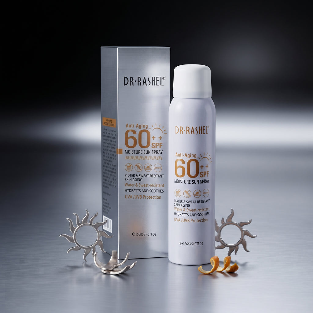 Dr. Rashel Sun Spray SPF 60++ 150ml – Lightweight Sunscreen Spray for Face & Body