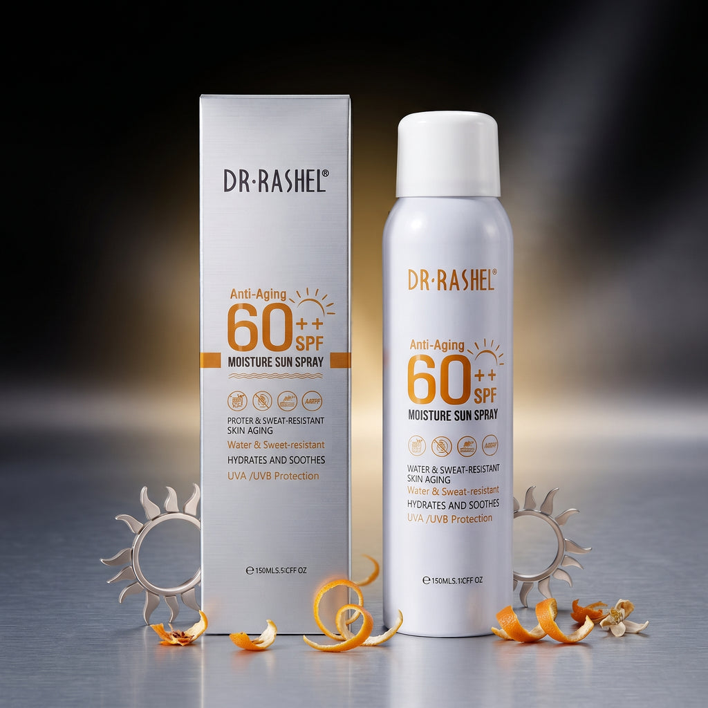 Dr. Rashel Sun Spray SPF 60++ 150ml – Lightweight Sunscreen Spray for Face & Body