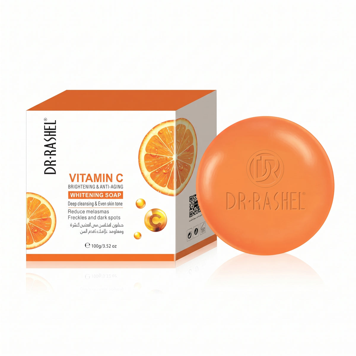 DR.RASHEL Vitamin C Whitening Deep Cleansing Even Skin Tone Soap - 1545