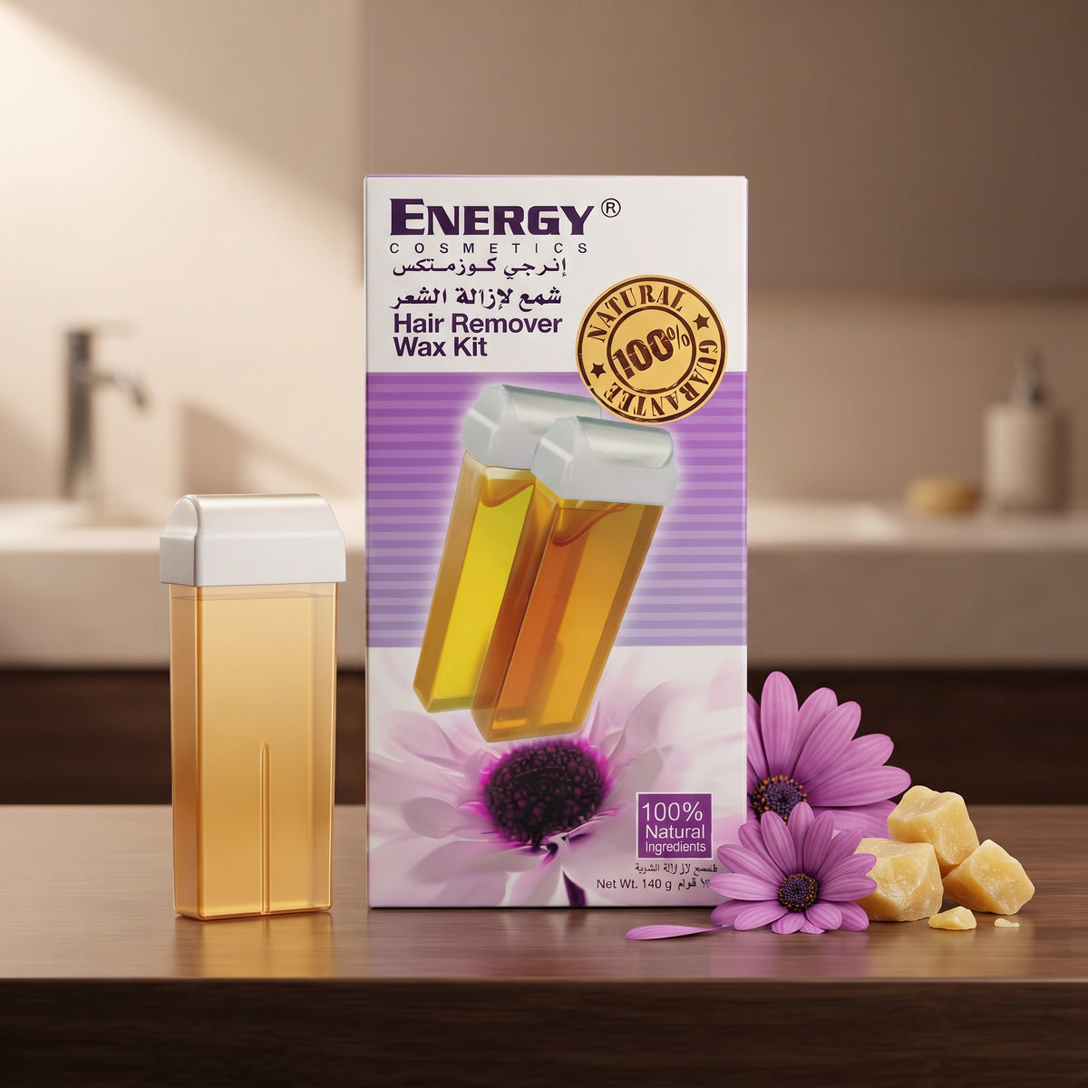 Energy Cosmetics Hair Remover Wax Kit (15 Strips) – image 2