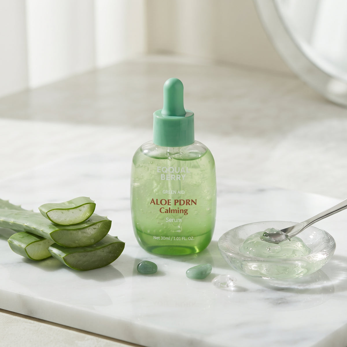 Eqqualberry Green Aid Aloe PDRN Calming Serum – image 2