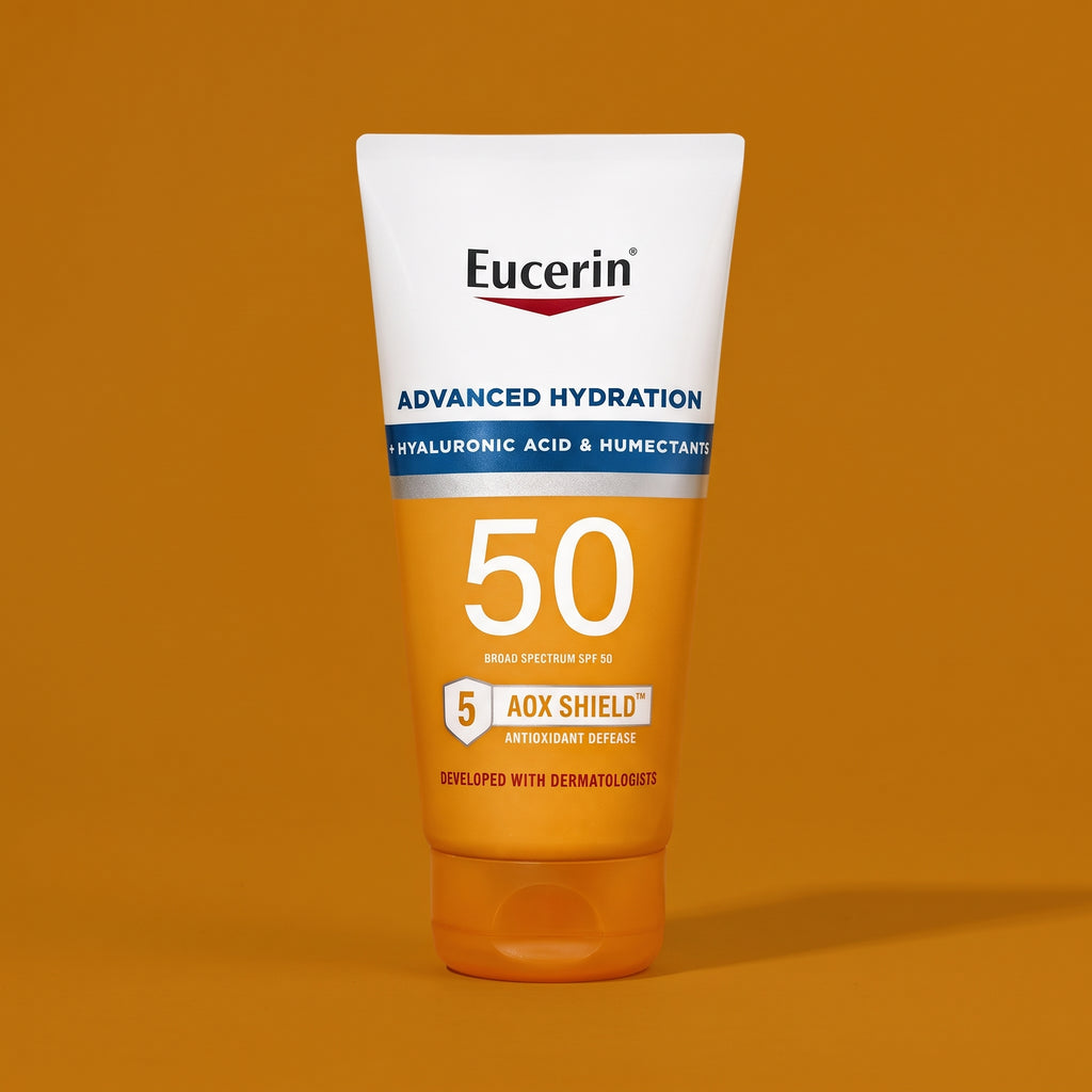 Eucerin Sun Advanced Hydration SPF 50 Lotion 147ml – Body & Face Sunscreen